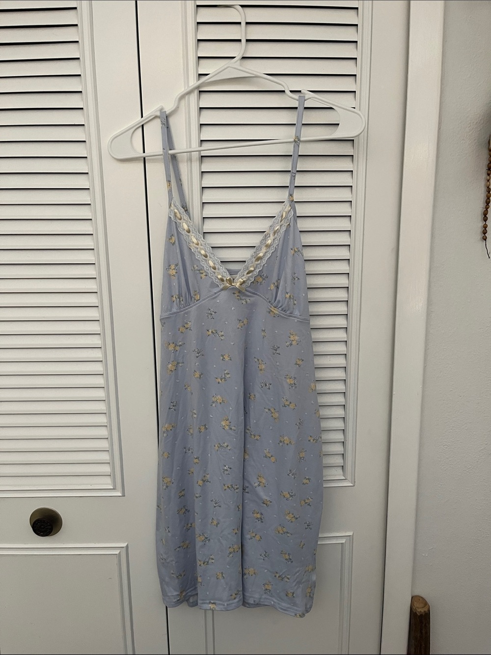 soft floral nightgown